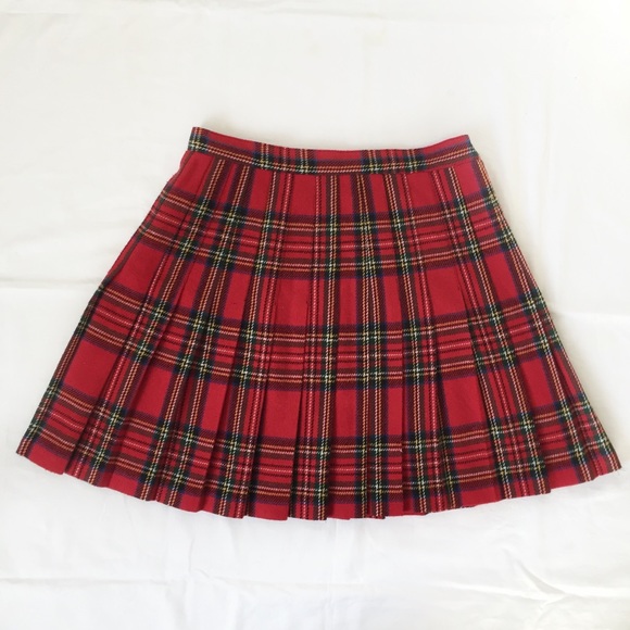town & travel Dresses & Skirts - Town & Travel Pleated Plaid Skirt